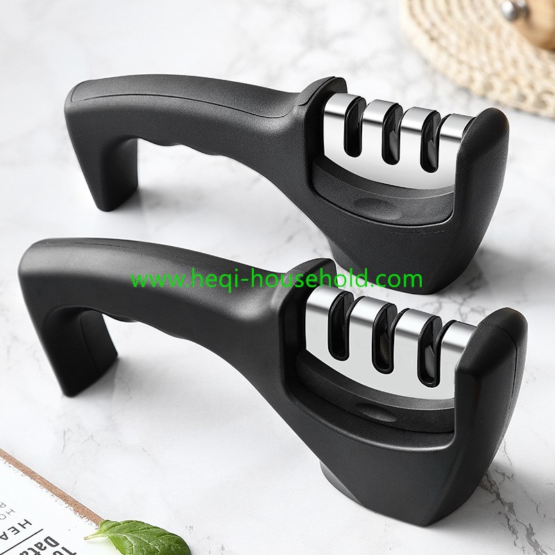 Kitchen Knife Sharpener Grinder 3 Stages Steel Ceramic 041-2
