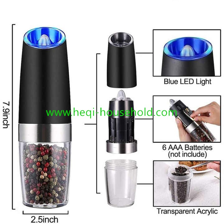 Gravity Electric Pepper and Salt Grinder Set 039-1